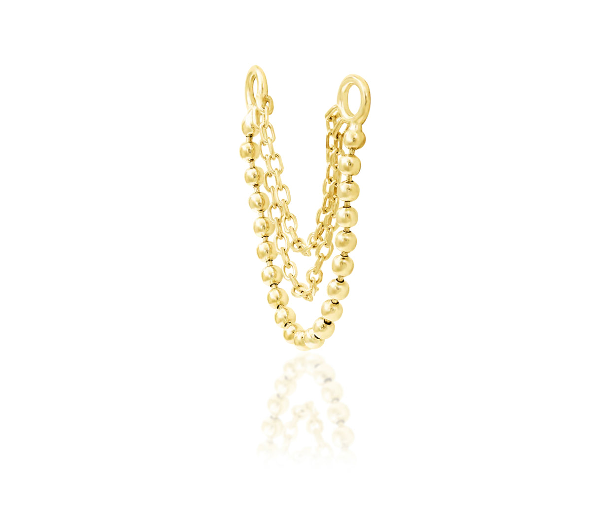 Junipurr Jewellery 14kt Gold Quinn Chain – The Rookery Body Piercing